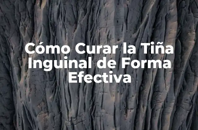 Causas de la Tiña Inguinal