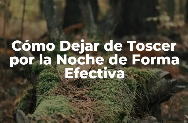 Cómo Dejar de Toscer por la Noche de Forma Efectiva 2 Causas Comunes de la Tos Nocturna