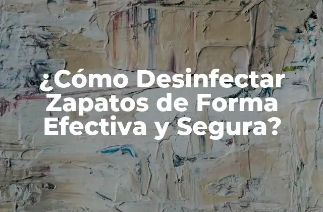 ¿cómo Desinfectar Zapatos de Forma Efectiva y Segura?