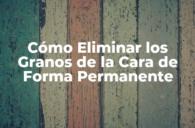 Cómo Eliminar los Granos de la Cara de Forma Permanente