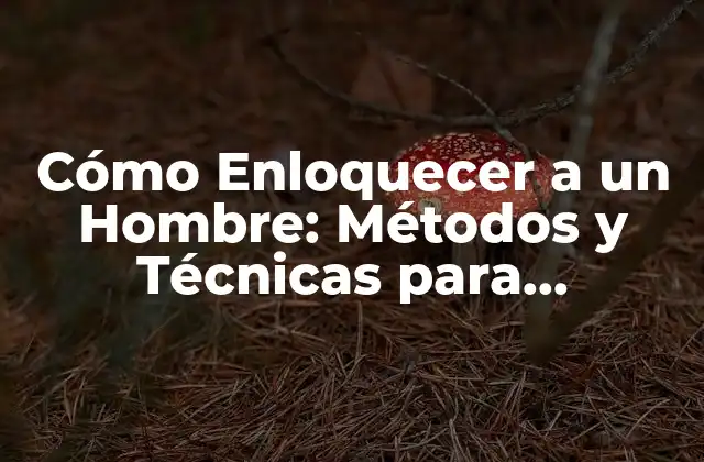 Cómo Enloquecer a un Hombre: Métodos y Técnicas para Conquistar Su Corazón