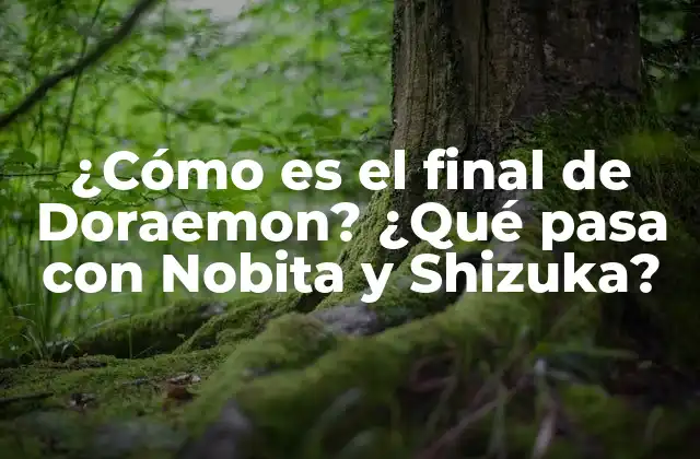 ¿cómo es el Final de Doraemon? ¿qué Pasa con Nobita y Shizuka?