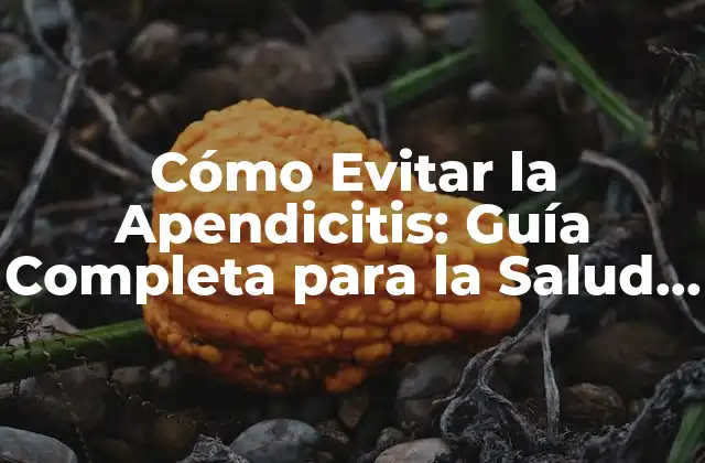 Cómo Evitar la Apendicitis: Guía Completa para la Salud Abdominal