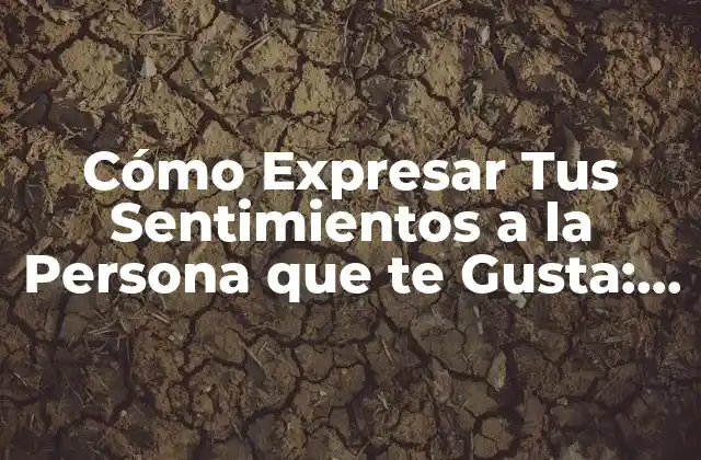 Cómo Expresar Tus Sentimientos a la Persona que Te Gusta: una Guía Completa 2 ¿Por qué es Importante Expresar Tus Sentimientos?