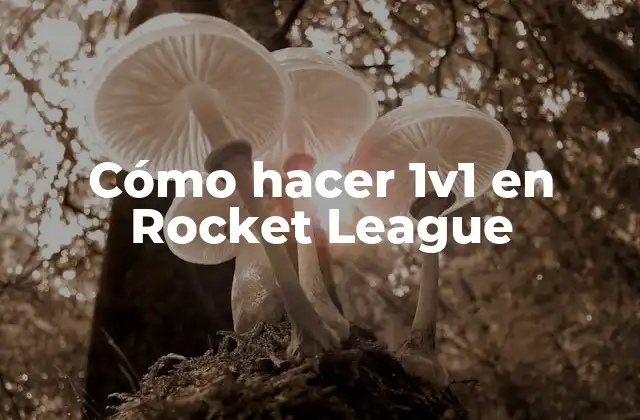 Cómo Hacer 1v1 en Rocket League 2 Cómo hacer 1v1 en Rocket League