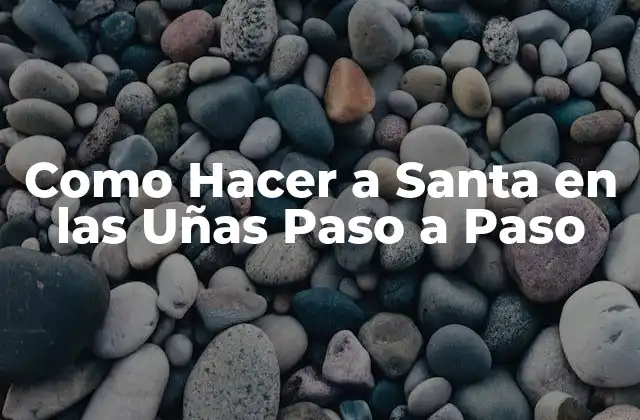 ¿Qué es un Diseño de Santa en las Uñas?