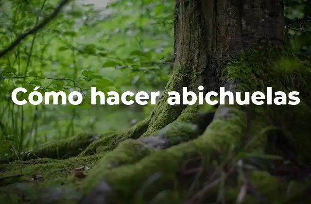 Cómo Hacer Abichuelas