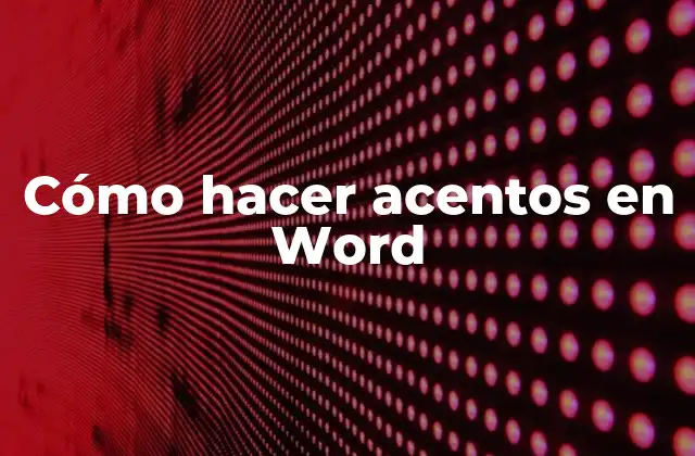 Cómo Hacer Acentos en Word 2 Cómo hacer acentos en Word