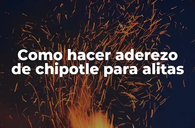 Como Hacer Aderezo de Chipotle para Alitas 2 Aderezo de chipotle para alitas