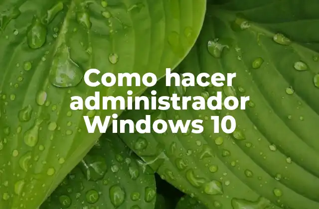 Como Hacer Administrador Windows 10 2 Como hacer administrador Windows 10
