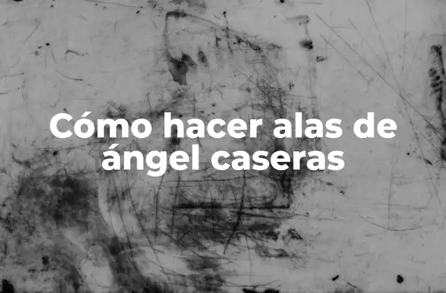 Cómo Hacer Alas de Ángel Caseras