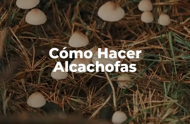 Cómo Hacer Alcachofas