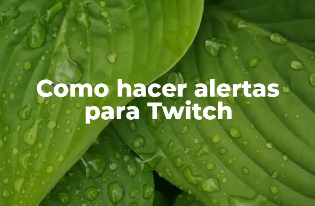Alertas para Twitch