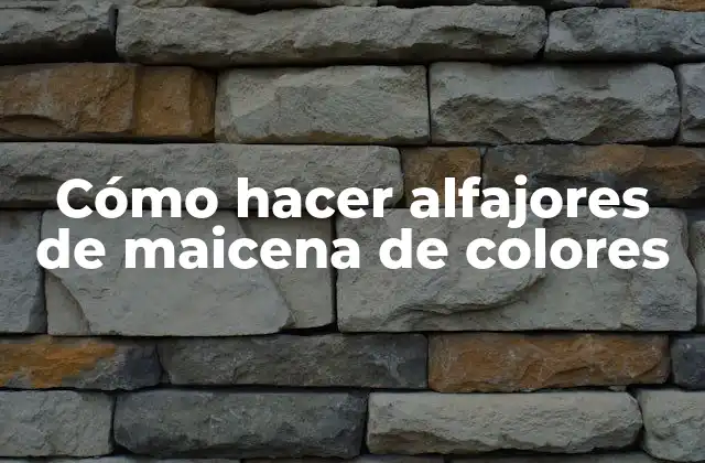 Cómo Hacer Alfajores de Maicena de Colores