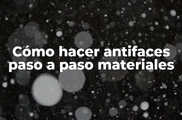 Cómo Hacer Antifaces Paso a Paso Materiales
