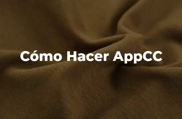 Cómo Hacer Appcc