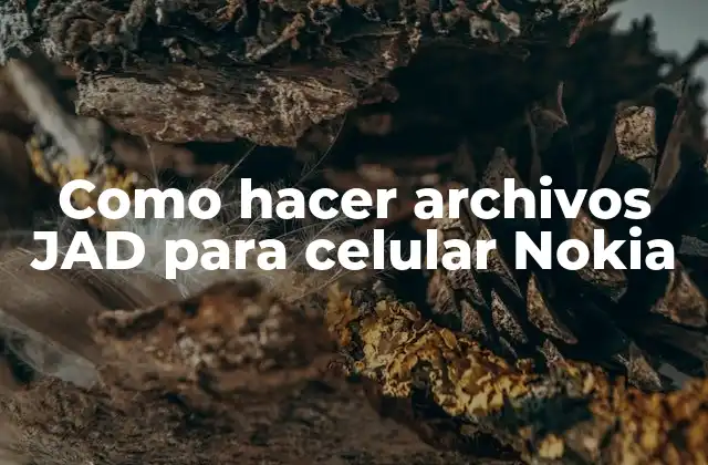 Como Hacer Archivos Jad para Celular Nokia