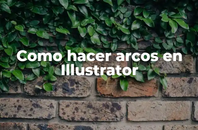 ¿Qué son los arcos en Illustrator?