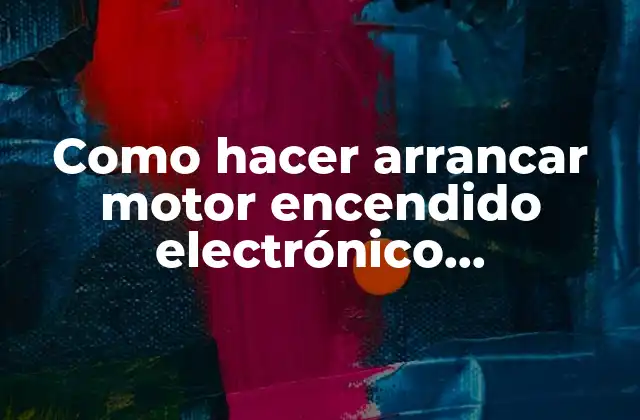 ¿Qué es un motor encendido electrónico directo?