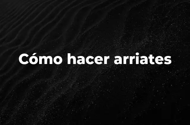 ¿Qué es un arriate y para qué sirve?