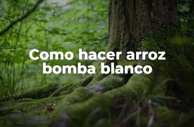 Como Hacer Arroz Bomba Blanco 2 Arroz bomba blanco: qué es y cómo se utiliza