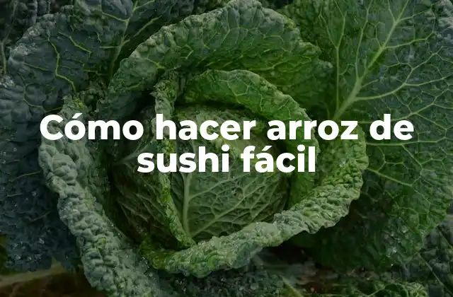 Cómo Hacer Arroz de Sushi Fácil
