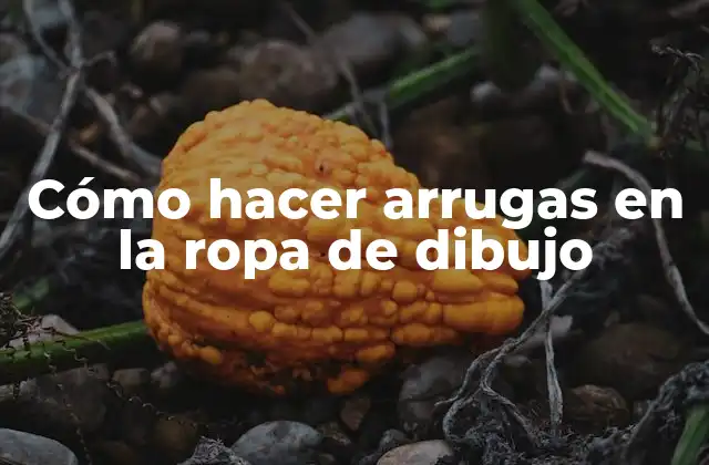 Cómo Hacer Arrugas en la Ropa de Dibujo