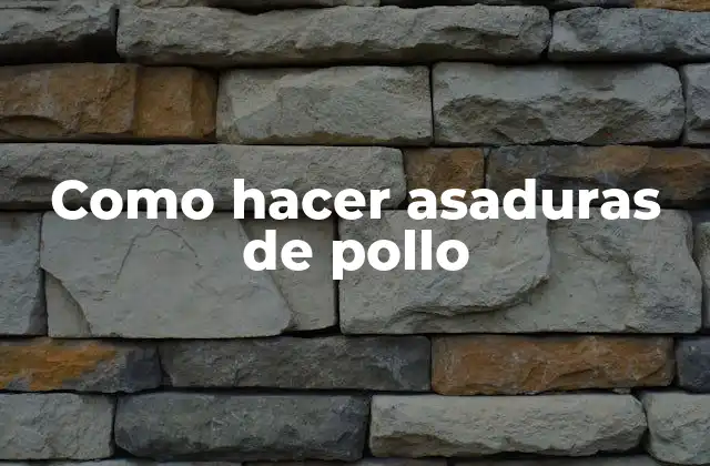 ¿Qué son asaduras de pollo?