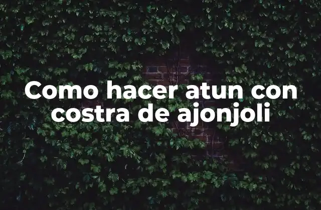 Como Hacer Atun con Costra de Ajonjoli