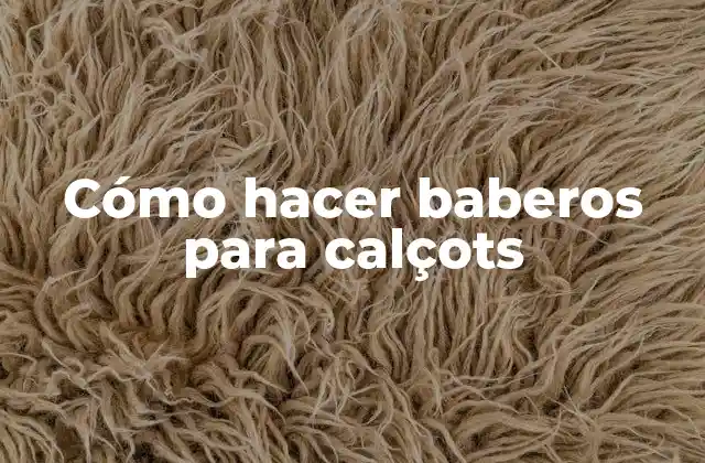 Cómo Hacer Baberos para Calçots