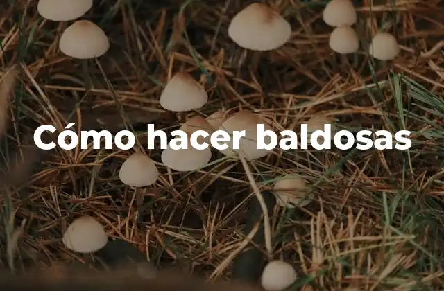 Cómo Hacer Baldosas
