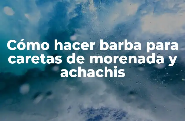 Cómo Hacer Barba para Caretas de Morenada y Achachis