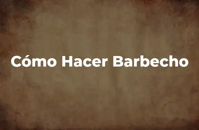 Cómo Hacer Barbecho 2 ¿Qué es un Barbecho?