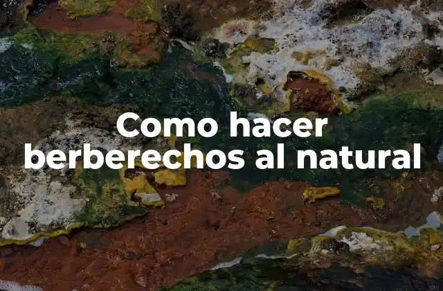Como hacer berberechos al natural