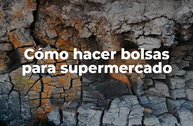 Cómo Hacer Bolsas para Supermercado