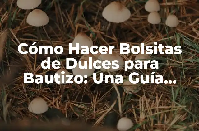 Cómo Hacer Bolsitas de Dulces para Bautizo: una Guía Detallada