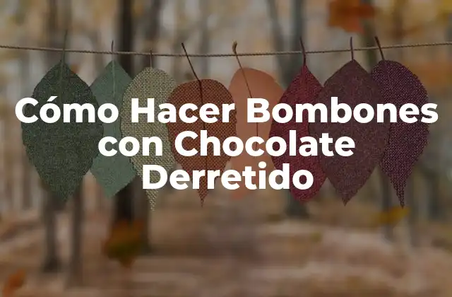 Cómo Hacer Bombones con Chocolate Derretido 2 Cómo Hacer Bombones con Chocolate Derretido