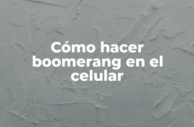 Cómo Hacer Boomerang en el Celular 2 ¿Qué es un boomerang y para qué sirve?