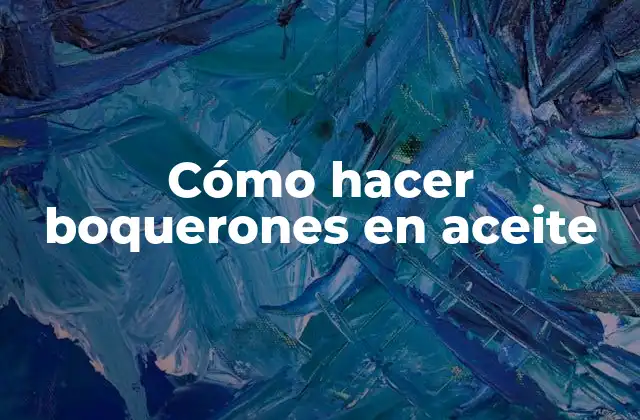 Cómo Hacer Boquerones en Aceite