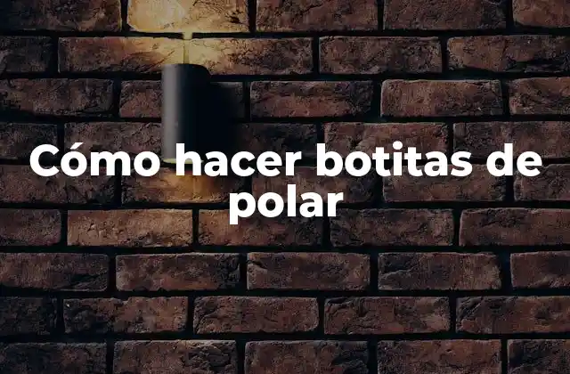 Cómo Hacer Botitas de Polar