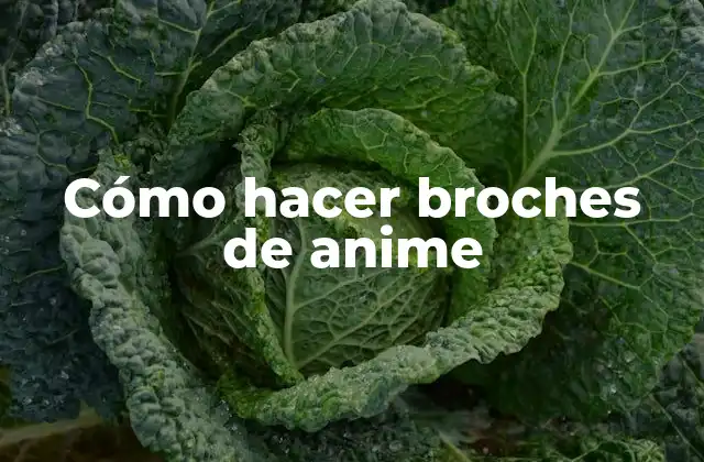 Cómo Hacer Broches de Anime