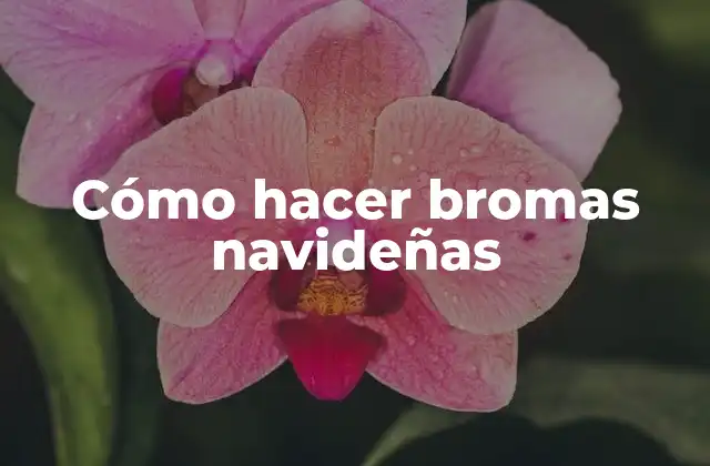 Cómo Hacer Bromas Navideñas 2 Cómo hacer bromas navideñas