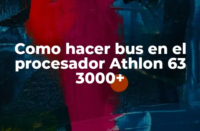 El procesador Athlon 63 3000+