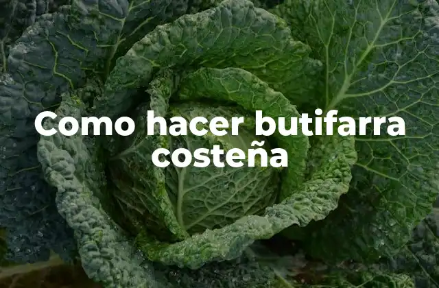 Como Hacer Butifarra Costeña