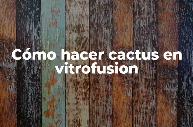 Cómo Hacer Cactus en Vitrofusion 2 Cómo hacer cactus en vitrofusion