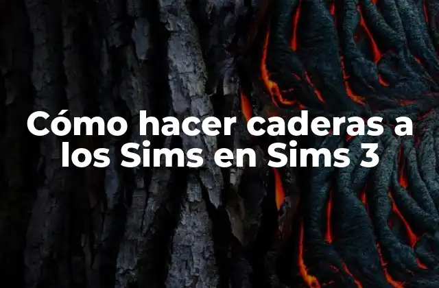Cómo Hacer Caderas a los Sims en Sims 3