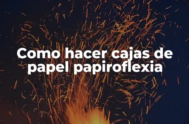 Como Hacer Cajas de Papel Papiroflexia 2 ¿Qué es la papiroflexia y para qué sirve?