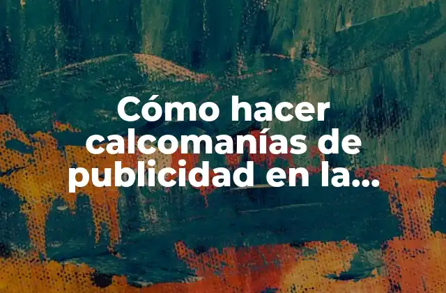 Cómo Hacer Calcomanías de Publicidad en la Notebook