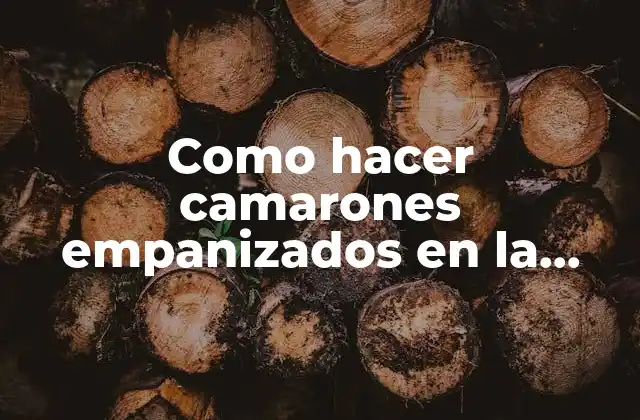 Como Hacer Camarones Empanizados en la Freidora de Aire