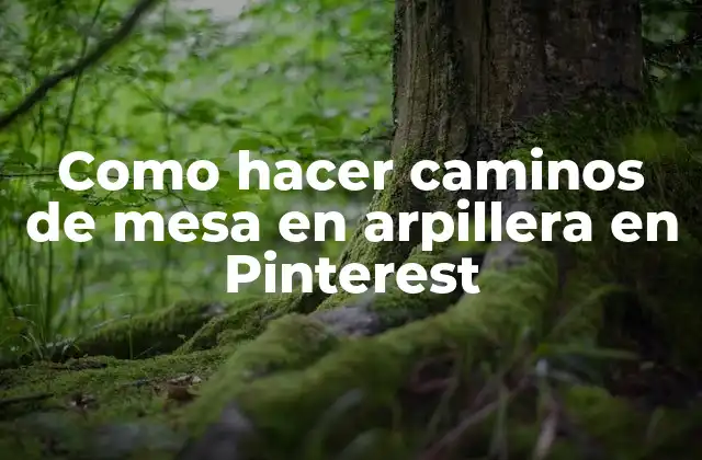 Como Hacer Caminos de Mesa en Arpillera en Pinterest